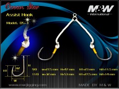 M&W Ocean Star Jigging Hook (OS-3)